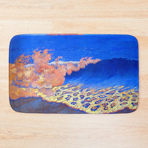 Item preview, Georges Lacombe - Blue Seascape, Wave Effect designed and sold by ArtExpression.