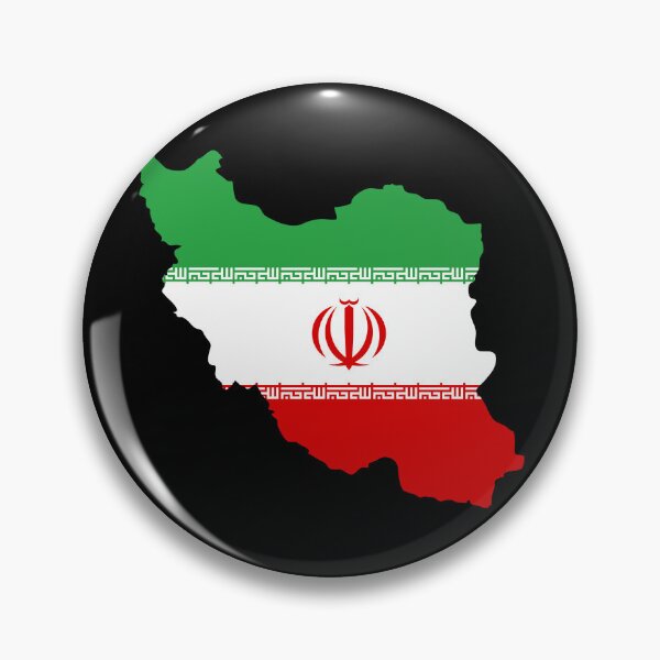 Item preview, Flag Map of Iran designed and sold by feether-store.