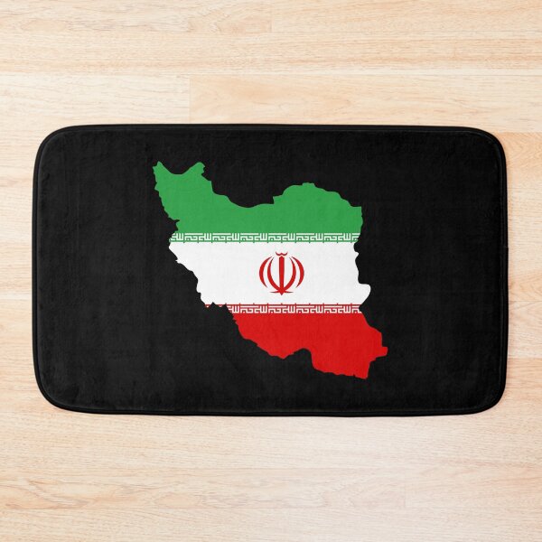 Item preview, Flag Map of Iran designed and sold by feether-store.