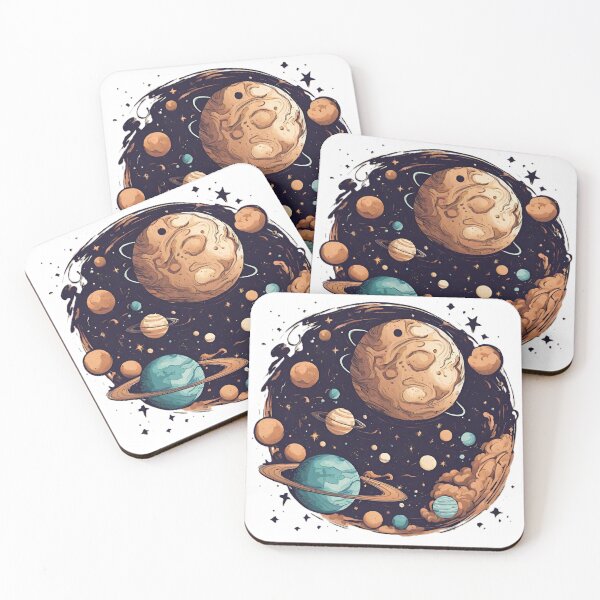 Item preview, Planets and stars in vast space designed and sold by All-N-All-2.