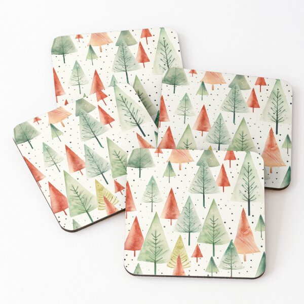 Item preview, Christmas Fir Forest - Red and Green designed and sold by AinigrivDoll.