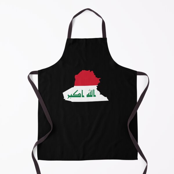 Item preview, Flag Map of Iraq designed and sold by feether-store.