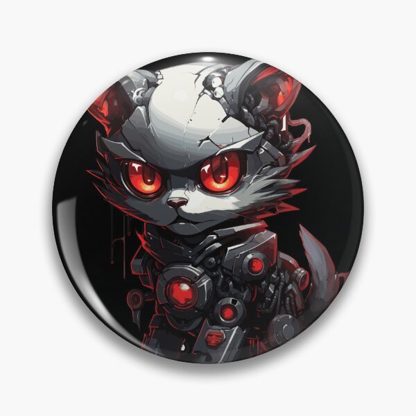 Item preview, Cyberpunk Robot Cat designed and sold by EternalDelight1.