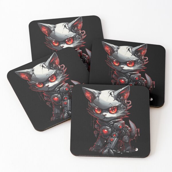 Item preview, Cyberpunk Robot Cat designed and sold by EternalDelight1.