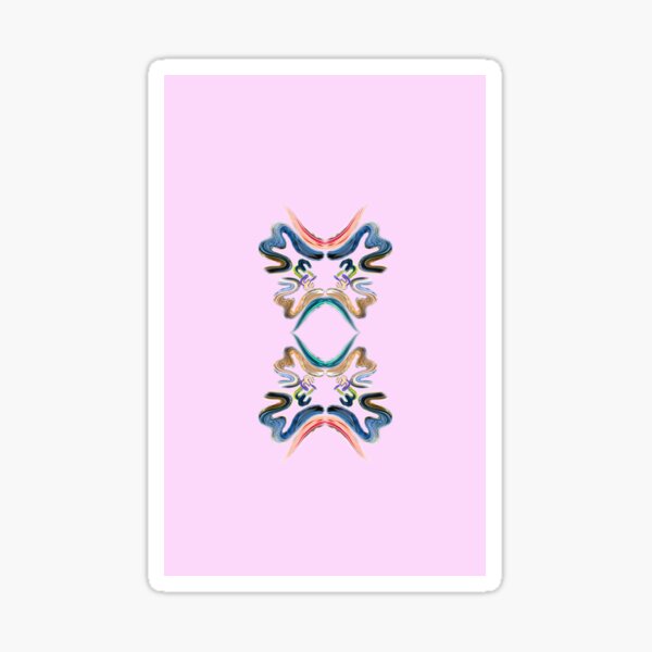 Allah Name Abstract Painting Sticker