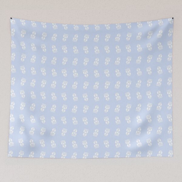 Item preview, Cute Formula 1 pastel blue pattern for F1 Fans designed and sold by Pink Polar F1.