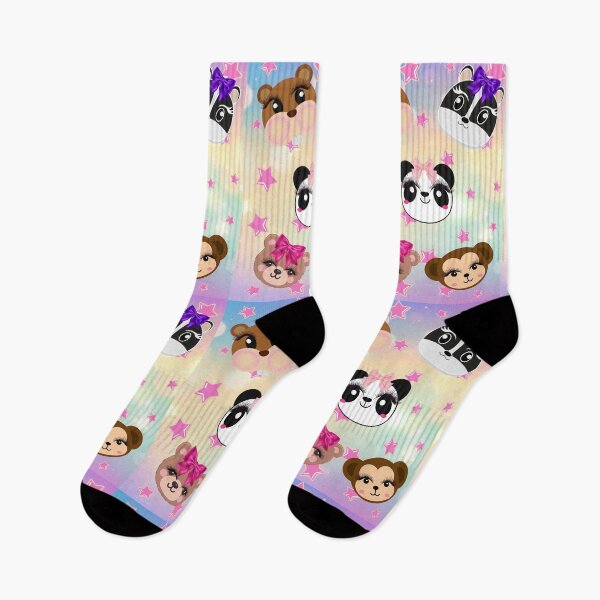 Item preview, Pastel Dreams: Cartoon Animals under Rainbow Skies" designed and sold by DarlingsTees.