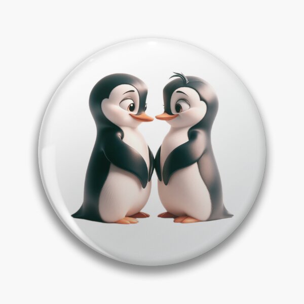 Item preview, Loving Penguins - Polar Valentine's Day Illustration designed and sold by Veteme.