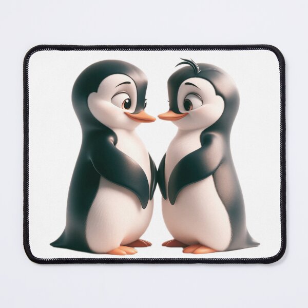 Item preview, Loving Penguins - Polar Valentine's Day Illustration designed and sold by Veteme.