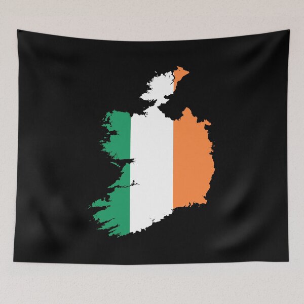 Item preview, Flag Map of Ireland designed and sold by feether-store.