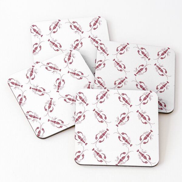Item preview, Lobster Red and White designed and sold by HueHausDesign.