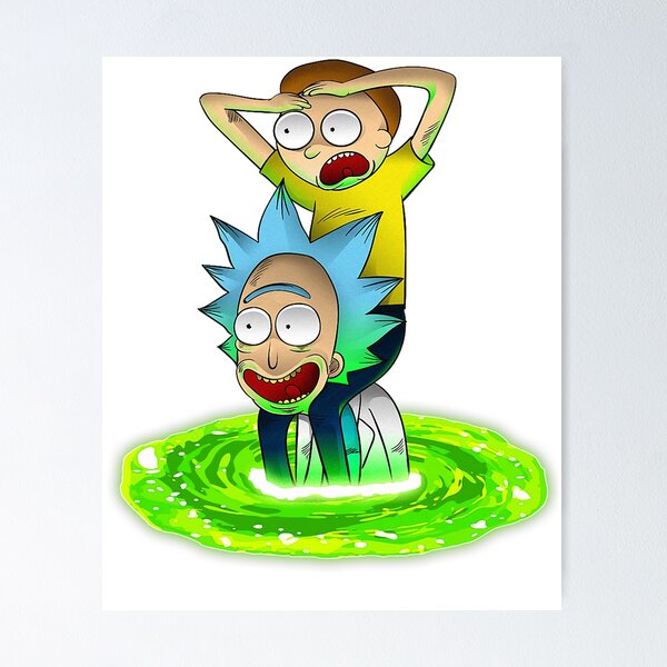 Poster Rick and Morty - Toilet Adventure, Wall Art, Gifts & Merchandise
