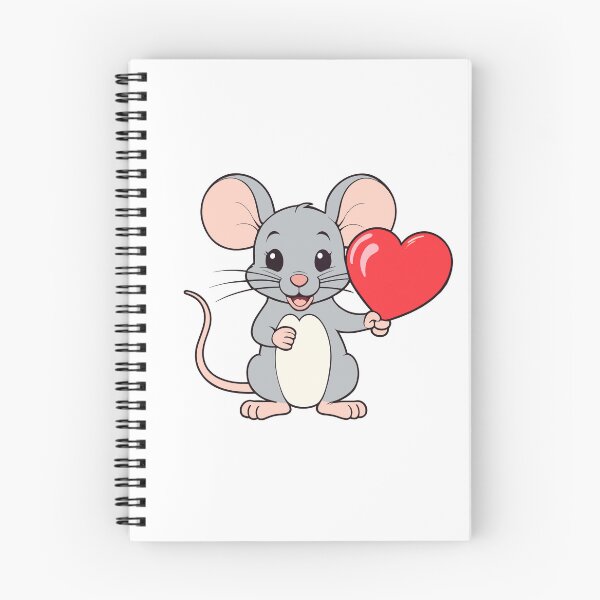 Item preview, Mouse with heart in hand designed and sold by MamikonarsRB.