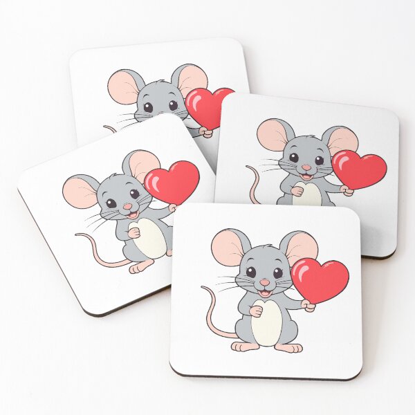 Item preview, Mouse with heart in hand designed and sold by MamikonarsRB.