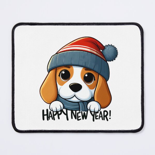 Item preview, Beagle Bliss: Overflowing Joy for the New Year designed and sold by EpicPaws.