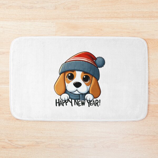 Item preview, Beagle Bliss: Overflowing Joy for the New Year designed and sold by EpicPaws.