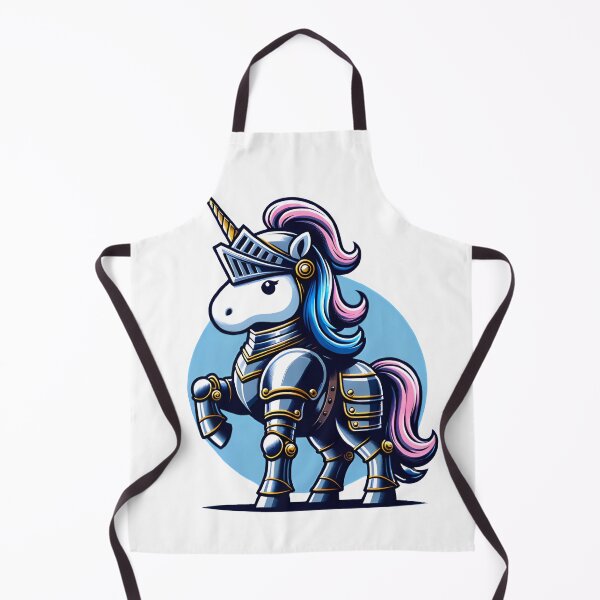Item preview, Unicorn Knight Ready for Battle designed and sold by ThoriumInk.