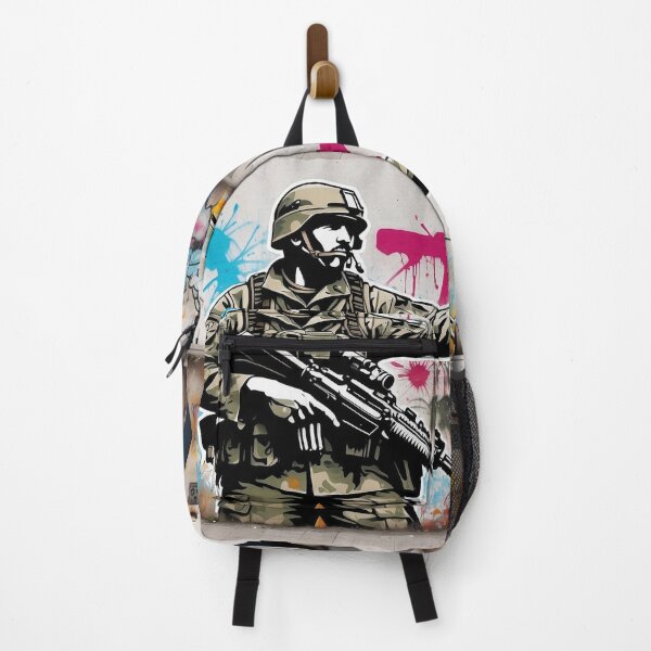 Item preview, Banksy's Street Art Revolution solider army peace designed and sold by martin max.