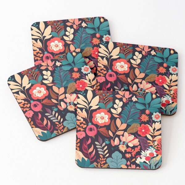 Item preview, Pure leaf floral patterns designed and sold by Animalpetslover.