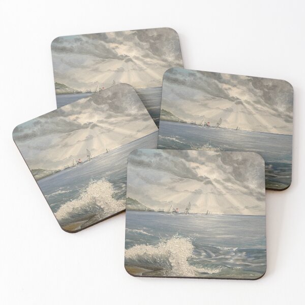 Item preview, Solent Sailing Seascape oilpainting, designed and sold by Sarah Ellison.