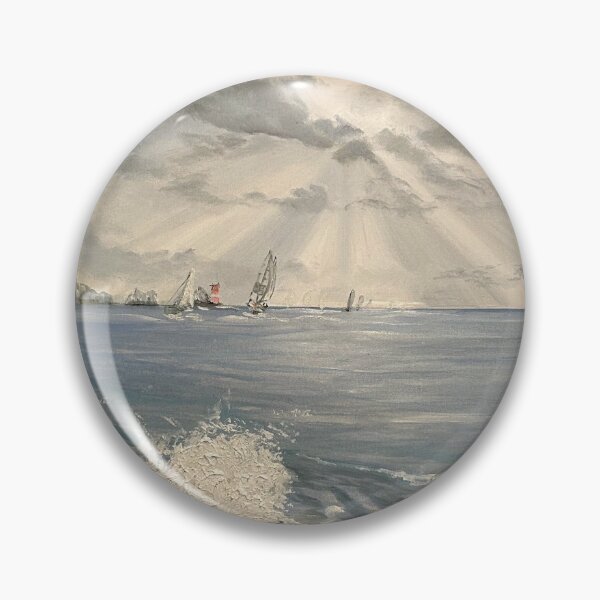 Item preview, Solent Sailing Seascape oilpainting, designed and sold by Sarah Ellison.