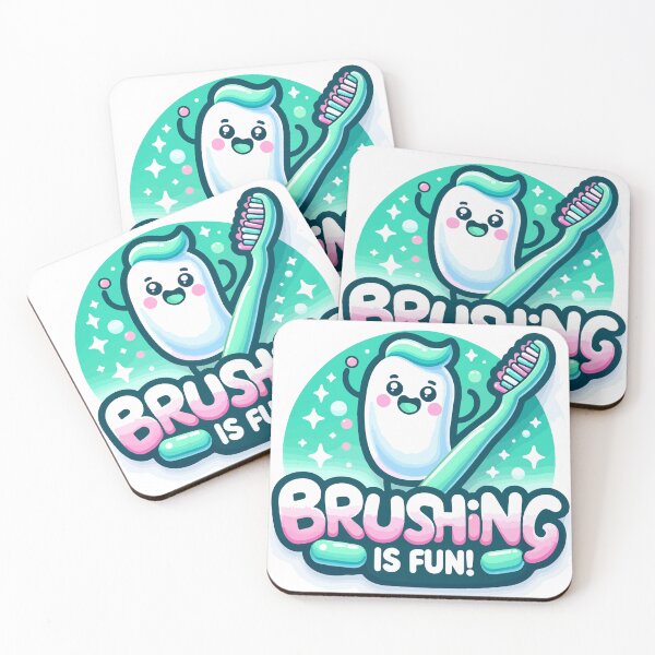 Item preview, Joyful Brushing Buddy - Cheerful Toothbrush designed and sold by ShopiDentistry.
