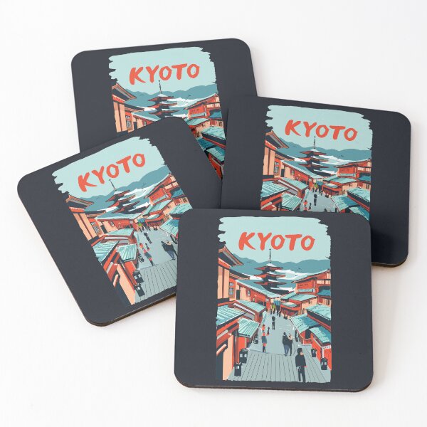 Item preview, A Vintage Travel Art of Kyoto - Japan  designed and sold by GoodOldVintage.