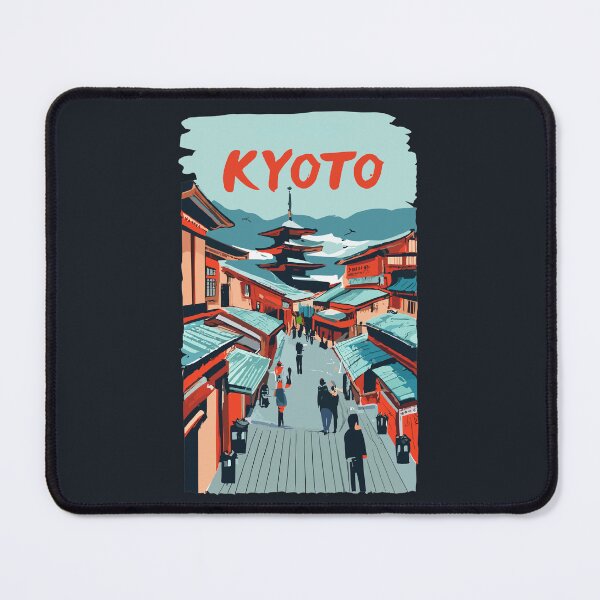 Item preview, A Vintage Travel Art of Kyoto - Japan  designed and sold by GoodOldVintage.