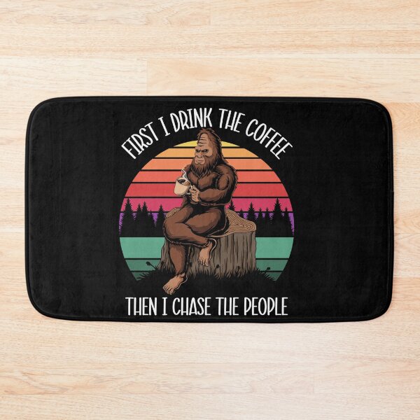 Item preview, Bigfoot Drinking Coffee designed and sold by DesignsByRBK.