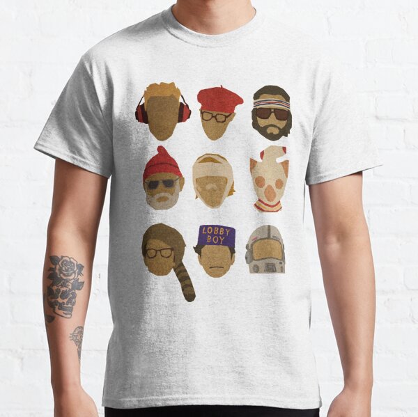 wes anderson movie t shirts