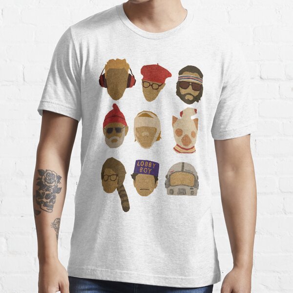 "Wes Anderson's Hats" Tshirt for Sale by godzillagirl Redbubble
