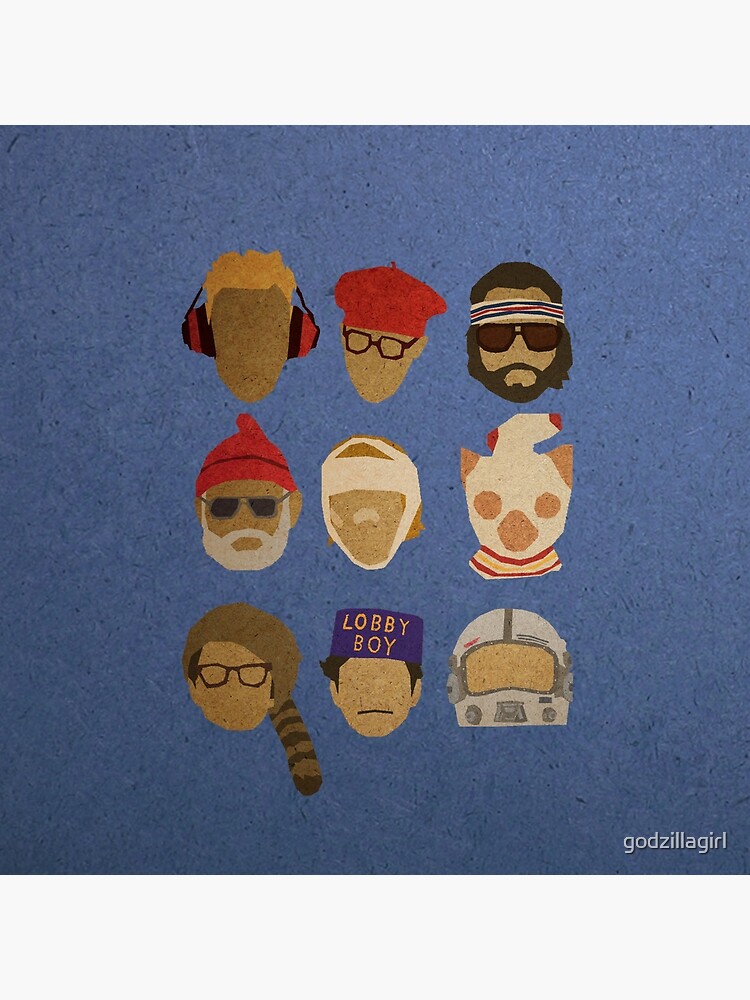 Wes Anderson's Hats by godzillagirl