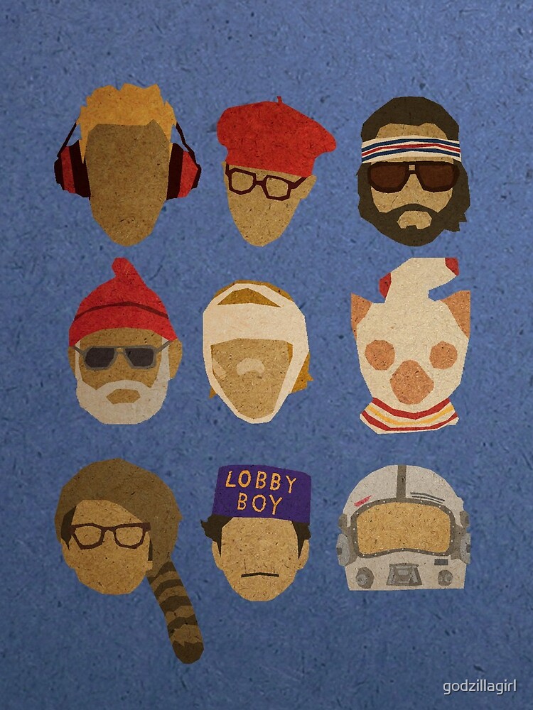 Wes Anderson's Hats by godzillagirl