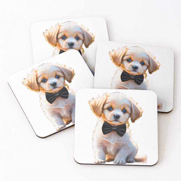 Item preview, Cachorro con pajarita designed and sold by AIncredible.