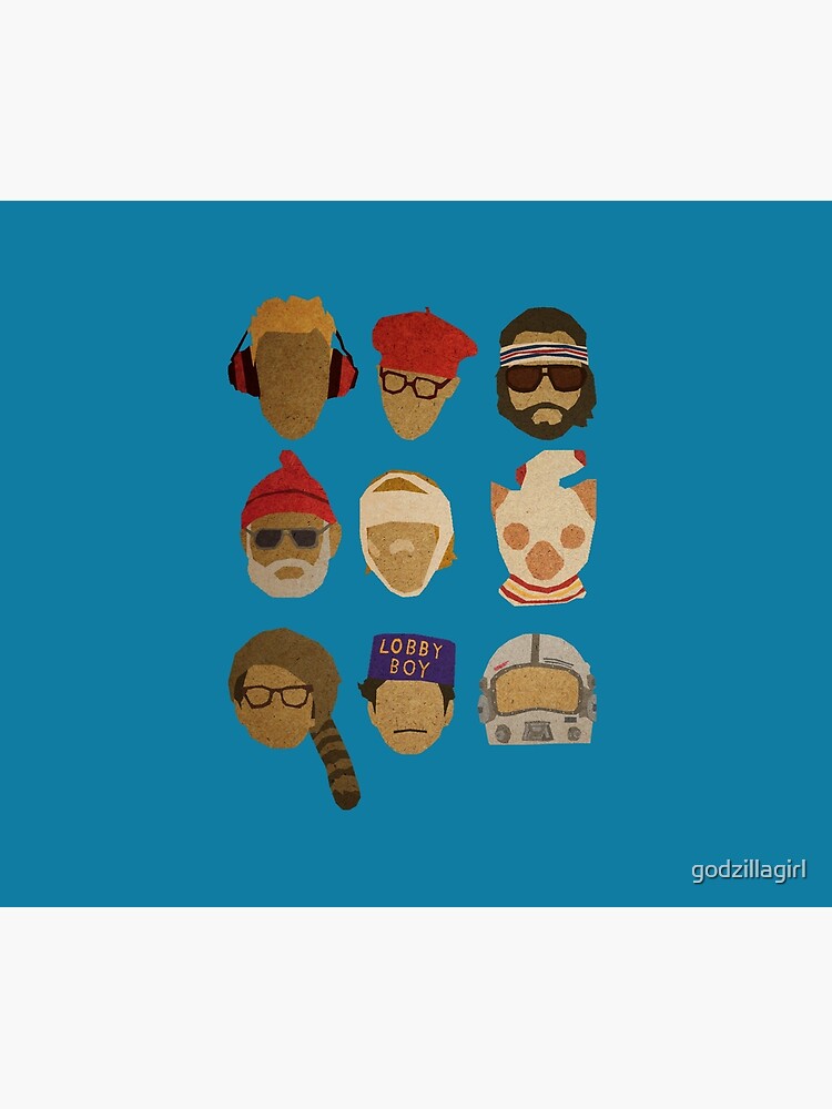 Wes Anderson's Hats by godzillagirl