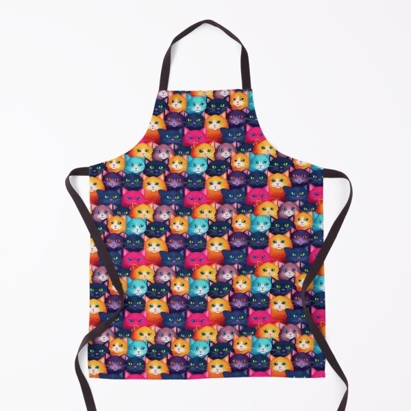Item preview, Colorful Cat Faces designed and sold by ldrees895.