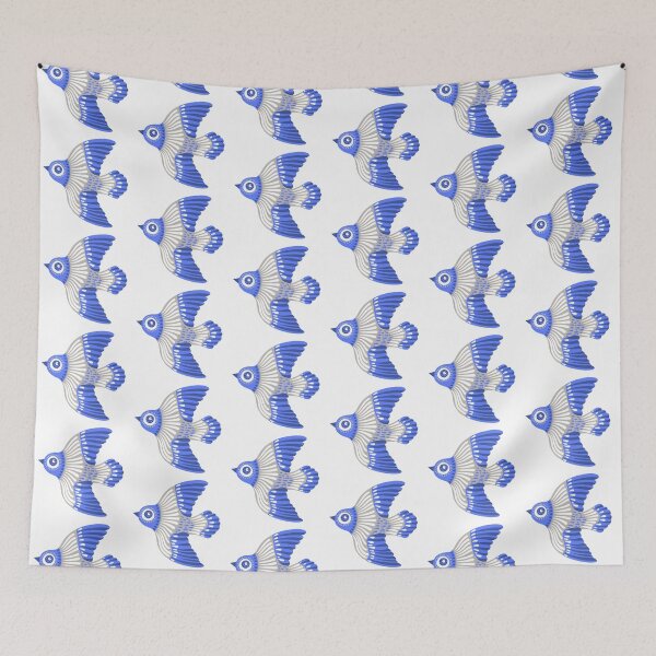 Item preview, Blue Christmas bird designed and sold by lex-sky.