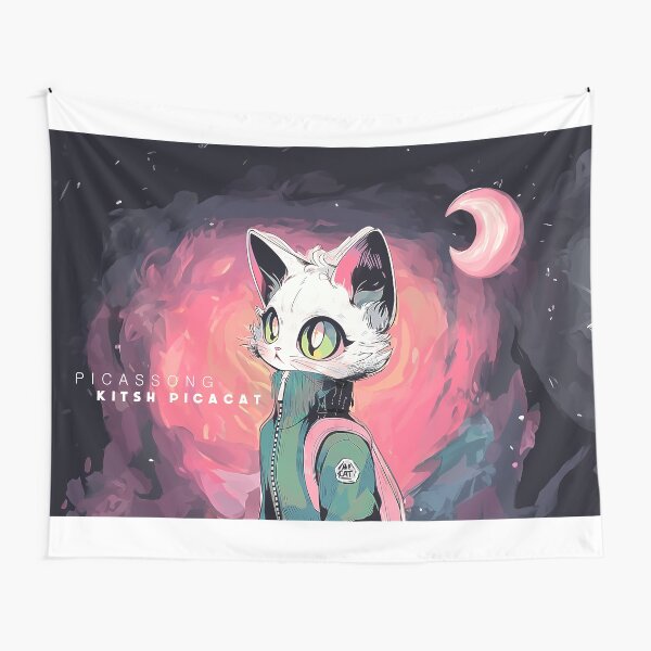 Artikel-Vorschau von kitschige rosa Katze, designt und verkauft von picassong.