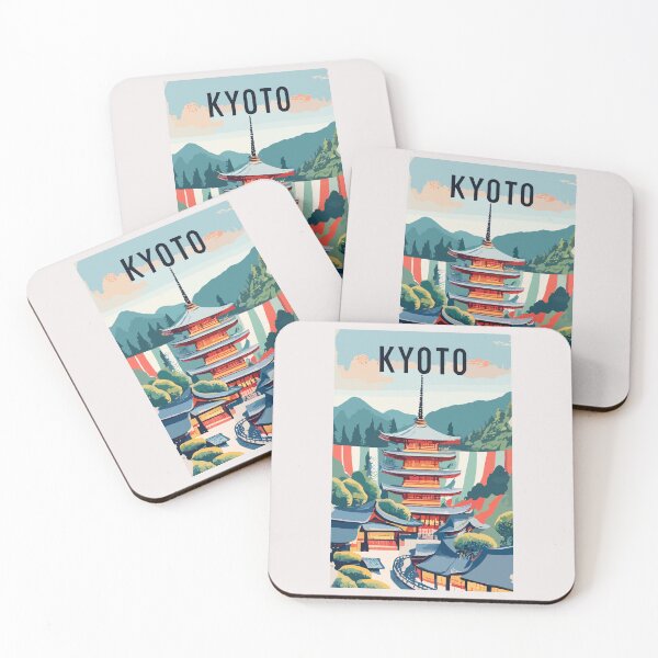 Item preview, A Vintage Travel Art of Kyoto - Japan  designed and sold by GoodOldVintage.