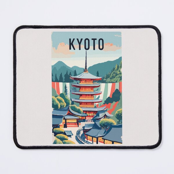 Item preview, A Vintage Travel Art of Kyoto - Japan designed and sold by GoodOldVintage.