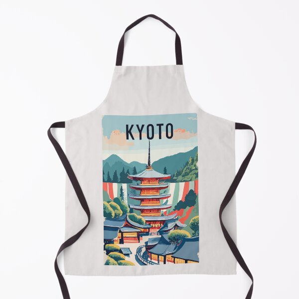 Item preview, A Vintage Travel Art of Kyoto - Japan designed and sold by GoodOldVintage.