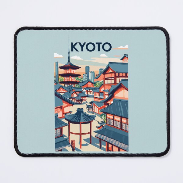 Item preview, A Vintage Travel Art of Kyoto - Japan designed and sold by GoodOldVintage.