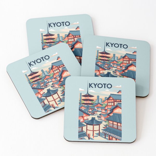 Item preview, A Vintage Travel Art of Kyoto - Japan  designed and sold by GoodOldVintage.