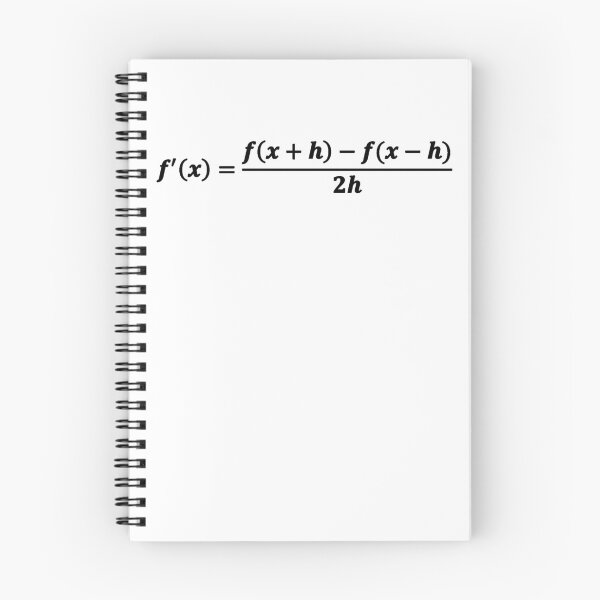 Item preview, finite difference approximation -central difference- derivative calculation methods designed and sold by NoetherSym.