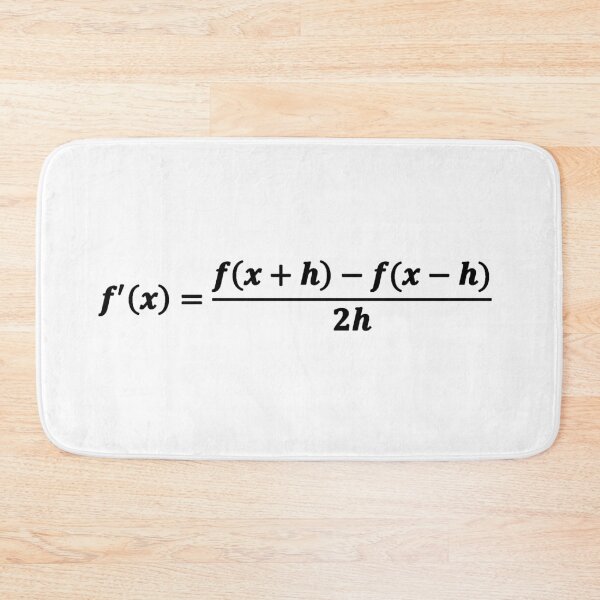 Item preview, finite difference approximation -central difference- derivative calculation methods designed and sold by NoetherSym.