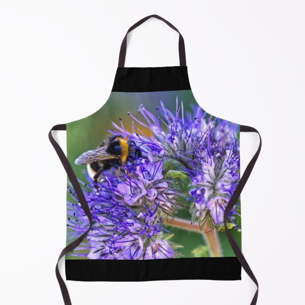 Artikelvorschau, Biene bestäubt Phacelia Tanacetifolia – Spitzenphacelia – Englische Gärten entworfen und verkauft von LucaRocchini.