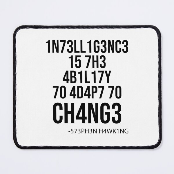Item preview, Intelligence Is The Ability to Adapt To Change designed and sold by kjanedesigns.