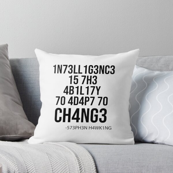 Item preview, Intelligence Is The Ability to Adapt To Change designed and sold by kjanedesigns.