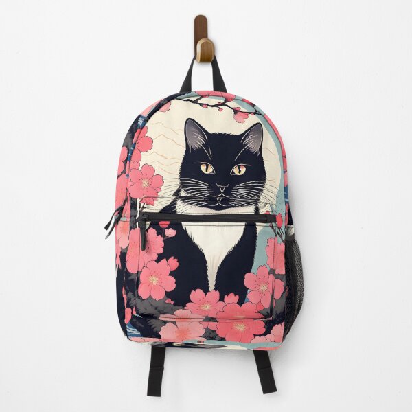 Item preview, Neko Harmony: Retro Japanese Cat Delight for Feline Aficionados designed and sold by Catophile.