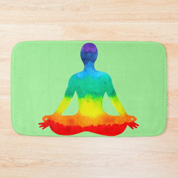 Item preview, Project Kindness - Mindfulness Meditation, Rainbow Yoga pose, lgbtqia designed and sold by abeautifulife.